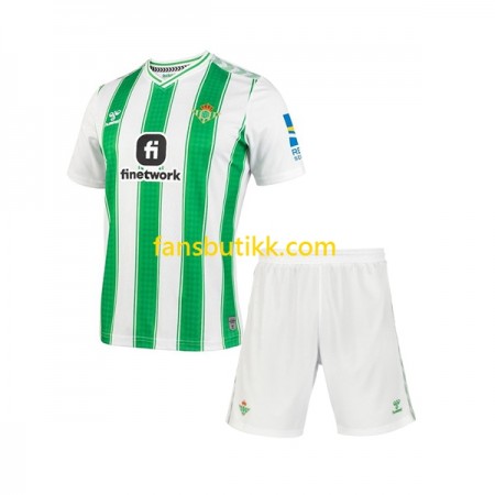 Fotballdrakt Real Betis Barn Hjemmetrøye 2023-2024 Kortermet